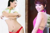 Những hình xăm ở nơi "hiểm chết người" của sao Việt