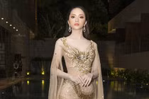 Hương Giang Idol diện váy ren xuyên thấu đẹp như nữ thần đi sự kiện