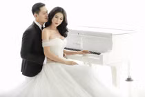 Trang Trần tung ảnh cưới tuyệt đẹp cùng ông xã Việt kiều