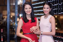 Phạm Hương kín đáo đọ sắc cùng HH Trần Thị Quỳnh