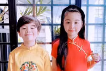 Cặp nhóc tỳ lai Tây nhà Elly Trần lớn phổng phao, đẹp miễn chê