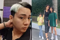 Hoài Lâm vẻ ngoài lạ lẫm, Lưu Hương Giang bình yên bên các con