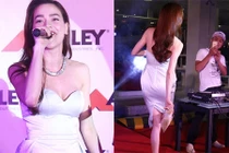 Hồ Ngọc Hà chịu chơi cởi phăng giầy, quậy trên sân khấu