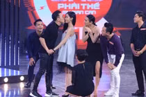 Trấn Thành hôn tình cũ Mai Hồ trên sóng truyền hình