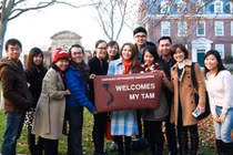 Mỹ Tâm giao lưu cùng sinh viên tại Đại học Harvard