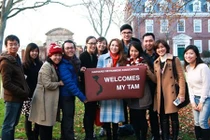 Mỹ Tâm giao lưu cùng sinh viên tại Đại học Harvard