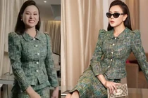 Phương Oanh lộ hậu trường mũm mĩm khác xa ảnh tự đăng