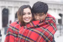 Ngọc Anh tình tứ bên người tình kém 3 tuổi tại Italy