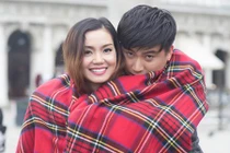 Ngọc Anh tình tứ bên người tình kém 3 tuổi tại Italy