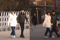 Triệu Lệ Dĩnh lộ bụng to, xuất hiện cùng Phùng Thiệu Phong