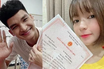 Mạc Văn Khoa đưa vợ bầu sắp cưới đi đăng ký kết hôn