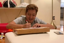 Con Trường Giang hành động cực yêu khi thấy ba qua điện thoại