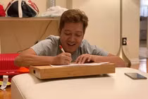 Con Trường Giang hành động cực yêu khi thấy ba qua điện thoại