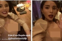 Hết hồn với vòng một "khủng" không tả nổi của Hoa hậu Kỳ Duyên