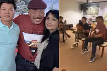 Nhạc sĩ Trần Tiến vui vẻ đàn hát trong lúc đang dưỡng bệnh 