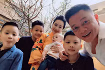 Chân dung bà xã gắn bó 13 năm, sinh bốn nhóc tỳ cho BTV Quang Minh