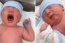 Ưng Hoàng Phúc khoe ảnh con trai vừa chào đời