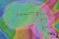 Bão Nalgae giật cấp 13 trên Biển Đông