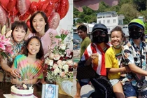 Vợ chồng Việt Hương gây tranh cãi vì vi phạm luật giao thông 