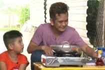 Bố con Hùng Thuận rời khỏi "Bố ơi! Mình đi đâu thế"