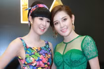 HH Ngọc Hân đọ vẻ trẻ trung cùng Á hậu Huyền My