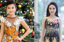 Đọ tài sắc Hoa hậu Kỳ Duyên và Á hậu Huyền My