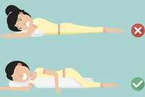 Tư thế ngủ đúng giúp phổi hoạt động tốt, giấc ngủ ngon