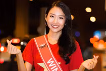 Thanh Khoa giản dị về nước sau đăng quang Hoa hậu Sinh viên Thế giới 2019
