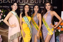 Lê Hoàng Phương ghi điểm ở Hoa hậu Hòa bình Quốc tế 2023