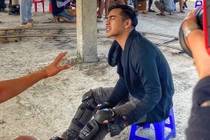 Diễn viên Thanh Bình bị chấn thương nặng khi quay cảnh nhảy cao 2m