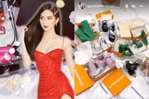 Ngọc Trinh tậu một lúc 7 đôi giày hiệu diện Tết cho vui