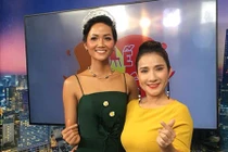 Cát Tường than thở Hoa hậu H'Hen Niê tới trường quay trễ 1 tiếng