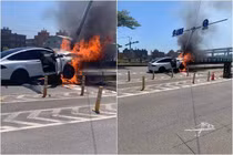 Lâm Chí Dĩnh và con trai bị tai nạn, phải nhập viện cấp cứu