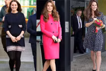 Ngắm phong cách Công nương Kate khi mang bầu lần hai