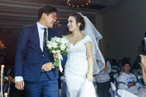 Lan Ngọc đến dự đám cưới của đạo diễn Võ Thanh Hòa