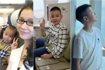 Con trai Hoa hậu Thùy Lâm phổng phao, ra dáng soái ca tuổi 12