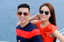 Kỳ Duyên tươi rói trên du thuyền cùng Hồ Vĩnh Khoa