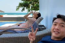 Cường Đô La đăng ảnh Đàm Thu Trang vòng 2 lùm lùm, fan rần rần chúc mừng