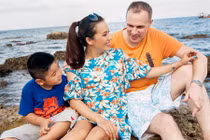 Diễn viên Lý Thanh Thảo hạnh phúc bên bạn trai Tây