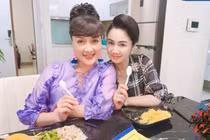 NSND Thu Hà, Vân Dung thân thiết hậu trường "Hướng dương ngược nắng"