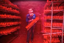 Tận mục “nhà máy đỏ” hoành tráng trong ngôi làng Giáng sinh