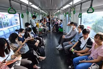 Tàu Cát Linh - Hà Đông khách tăng đột biến trong tháng 10