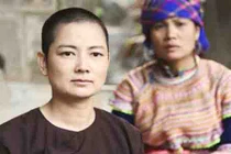  Thúy Vinh bất ngờ cạo trọc đầu