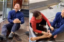 Kinh Quốc gặp chấn thương nặng khi quay phim giữa ồn ào của vợ