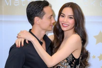 Hồ Ngọc Hà diện váy ngắn, quyến rũ sau sinh bên Kim Lý