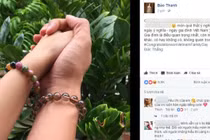Bảo Thanh khoe ảnh nắm tay chồng giữa scandal nhắn tin cho Việt Anh