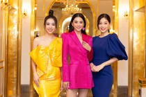 Tiểu Vy đọ sắc dàn mỹ nhân tại họp báo Hoa hậu Việt Nam 2020