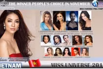 Phạm Hương đang được yêu thích nhất Miss Universe 2015