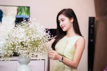 Á hậu Huyền My đón Tết trong chung cư cao cấp mới