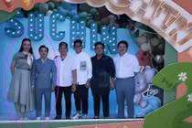 Đàm Thu Trang như người khổng lồ bên cạnh Cường Đô La